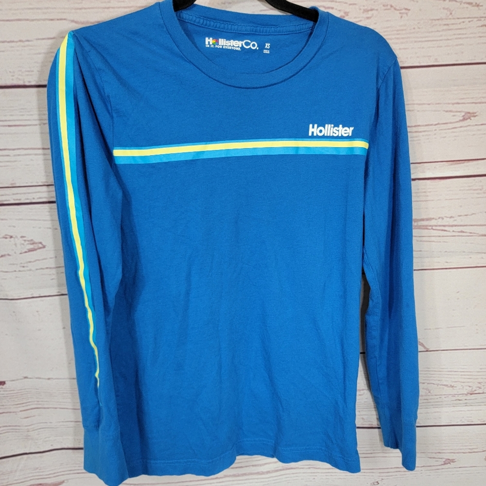 Hollister long Sleeve Blue Shirt XS